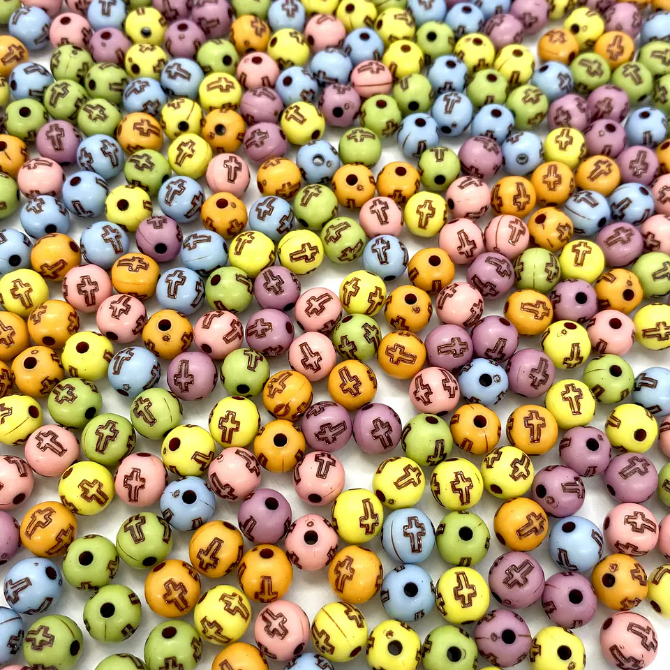 SEPARADOR ✦ BOLA CRUZ 8MM (ELIGE TU COLOR FAVORITO) 3