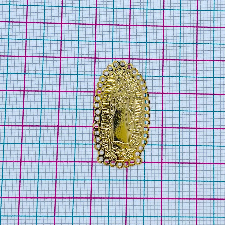 VIRGEN DE GUADALUPE BAÑO DE OROS Q-1416-G 2