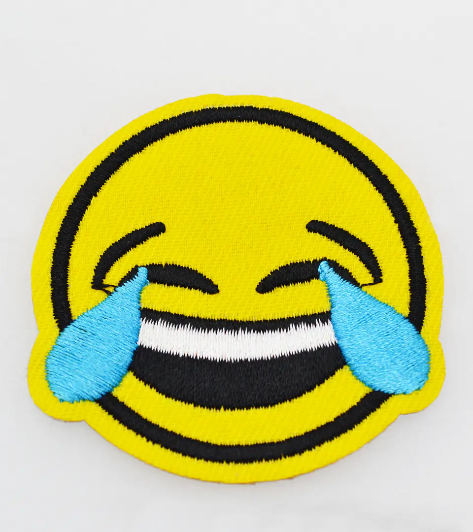 APLIQUE EMOTICON EMOJI RISA AL CALOR TB-10 1