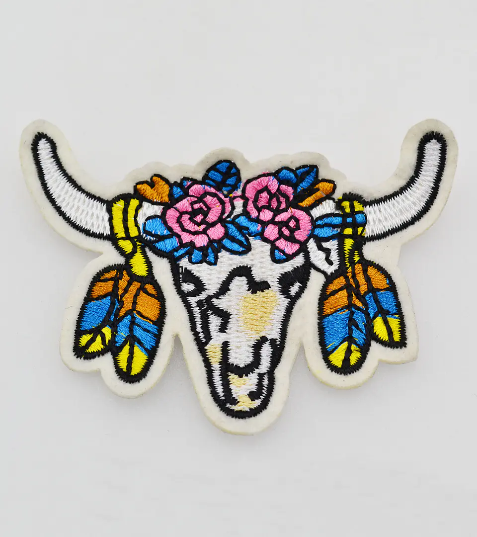 APLIQUE TORO FLORES AL CALOR TB-28 1