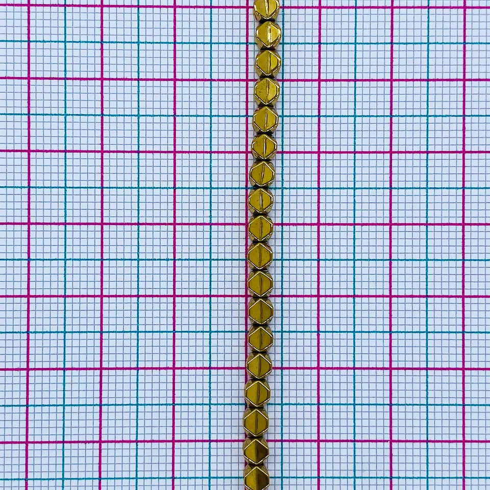 SEPARADOR ✦ CUBO HEXÁGONO ACERINA 4MM 2