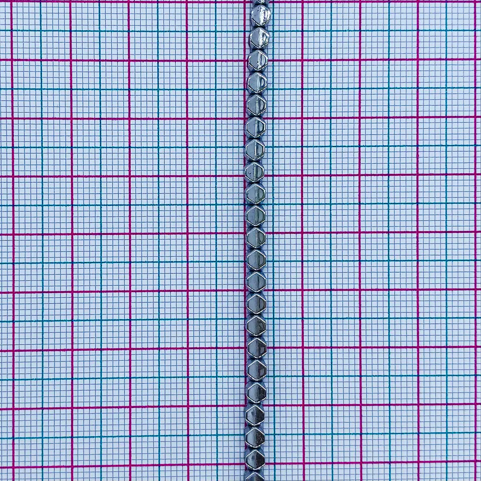 SEPARADOR ✦ CUBO HEXÁGONO ACERINA 4MM 2