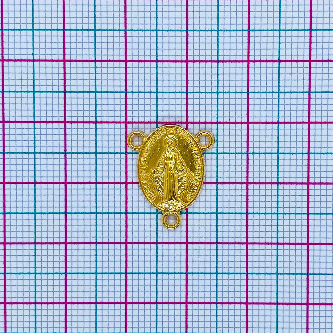 VIRGEN MILAGROSA BAÑO DE ORO A618-GOLD 2