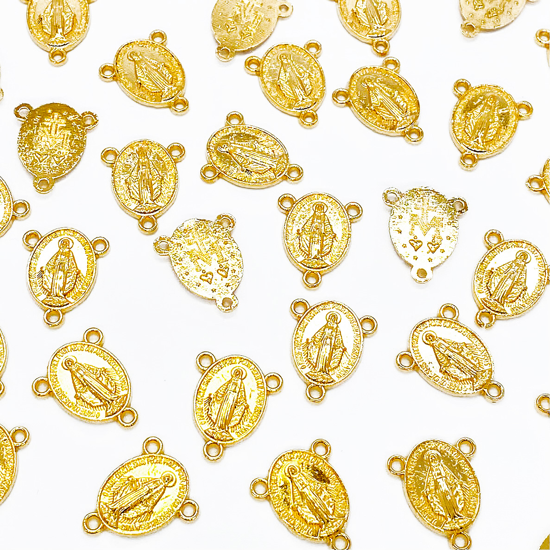 VIRGEN MILAGROSA BAÑO DE ORO A618-GOLD 1