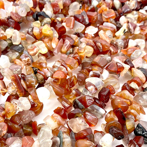 PIEDRA PICADA CORNALINA