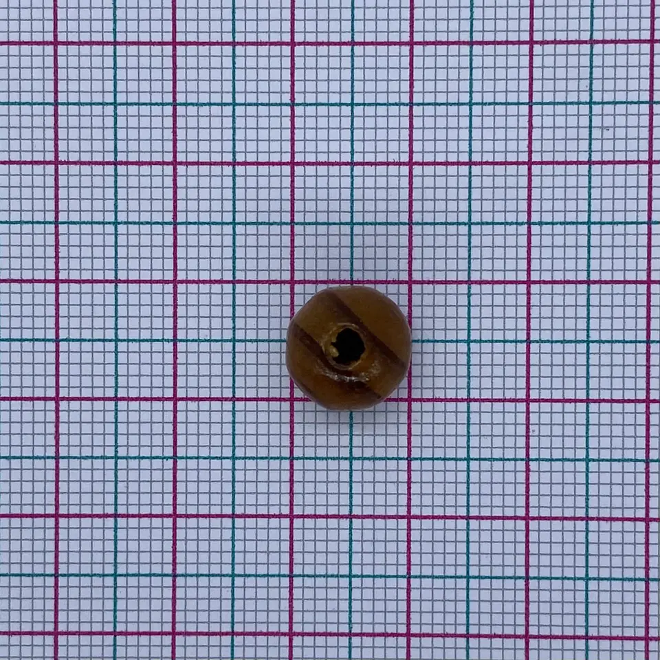 SEPARADOR ✦ BOLA MADERA FINA 9X10MM 2