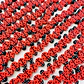 Pasante Catarina Roja Clásica • Fimo • 10x10 mm - Miniatura 1