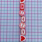 Pasante Set San Valentín • Fimo • 10x10 mm - thumbnail 2