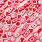 Pasante Set San Valentín • Fimo • 10x10 mm - thumbnail 1