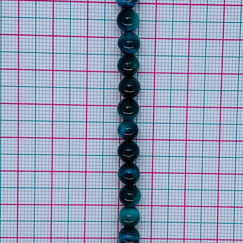 OJO DE TIGRE AZÚL #6 BLUETIG-6MM