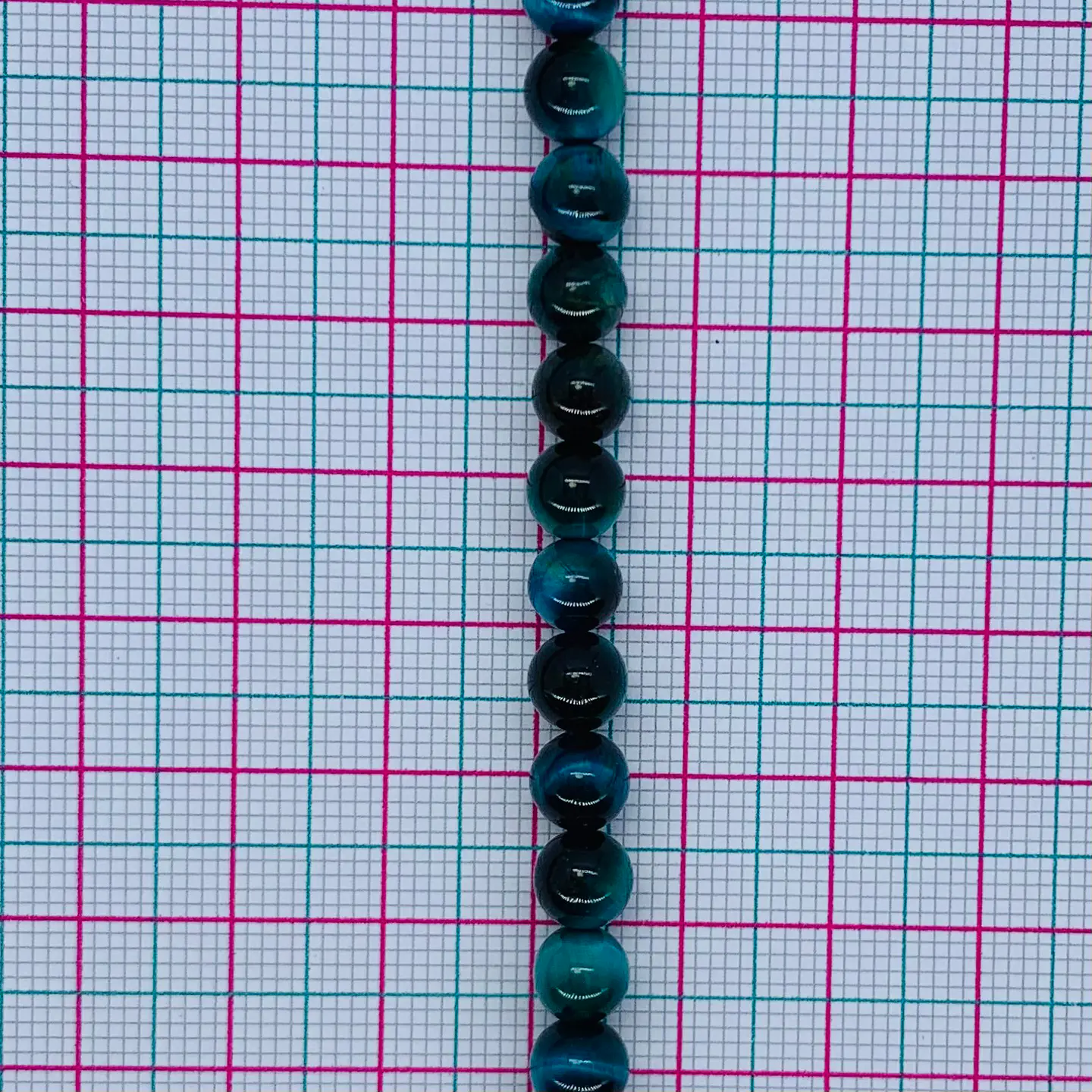OJO DE TIGRE AZÚL #6 BLUETIG-6MM 2