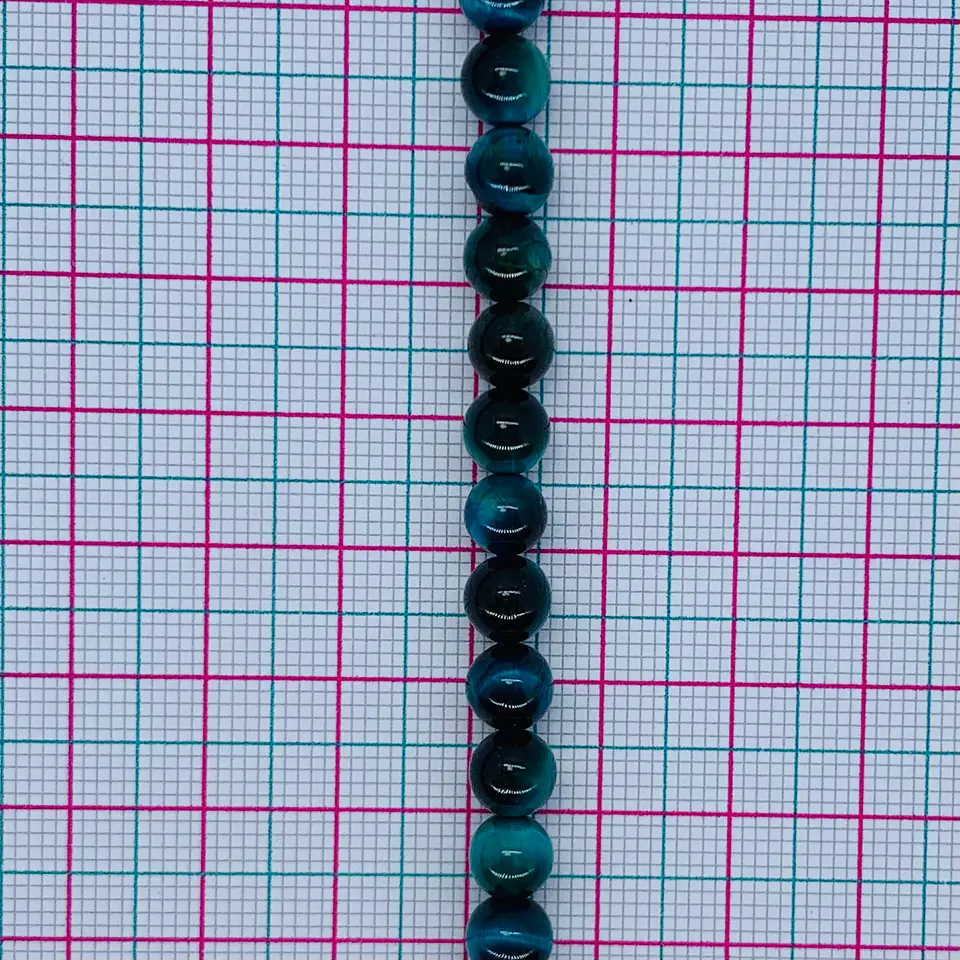 OJO DE TIGRE AZÚL #6 BLUETIG-6MM 2