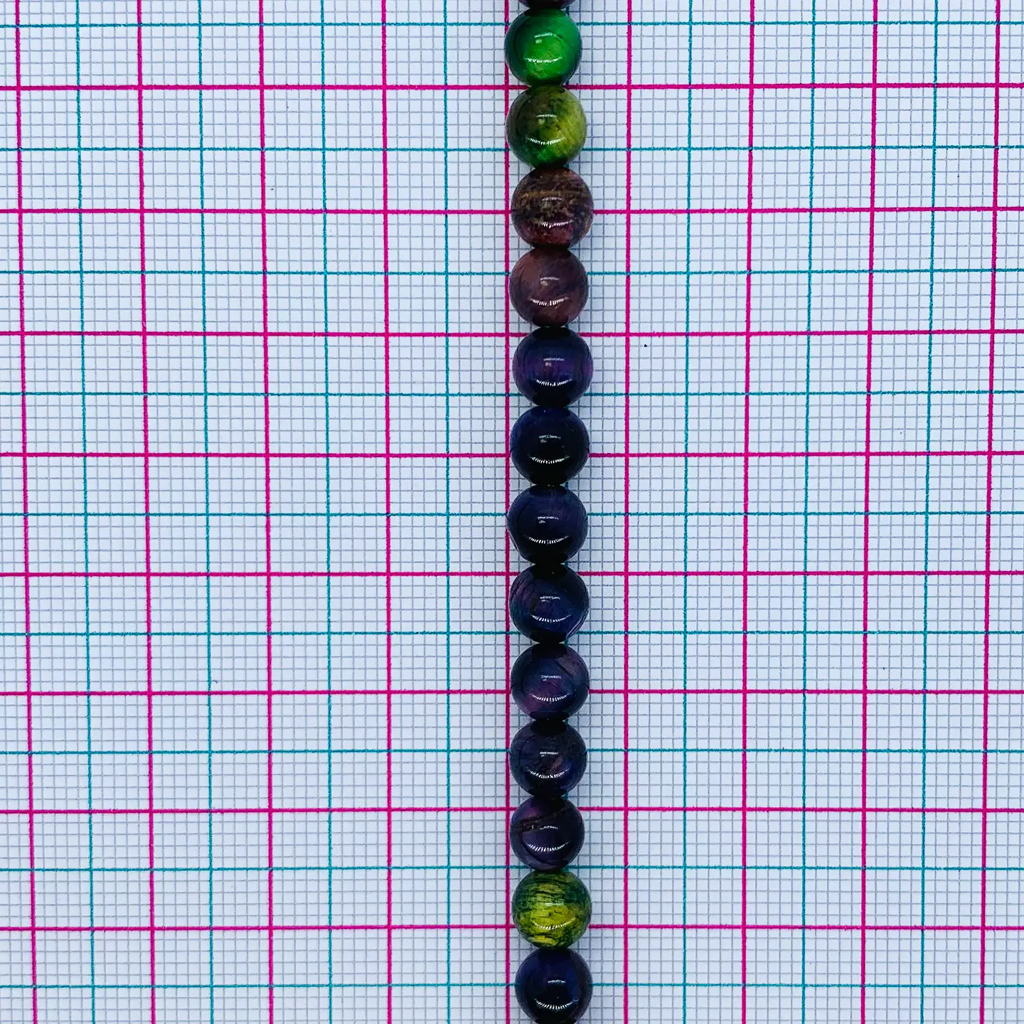OJO DE TIGRE MULTICOLOR #6 BLUEMIXTIG-6MM 2
