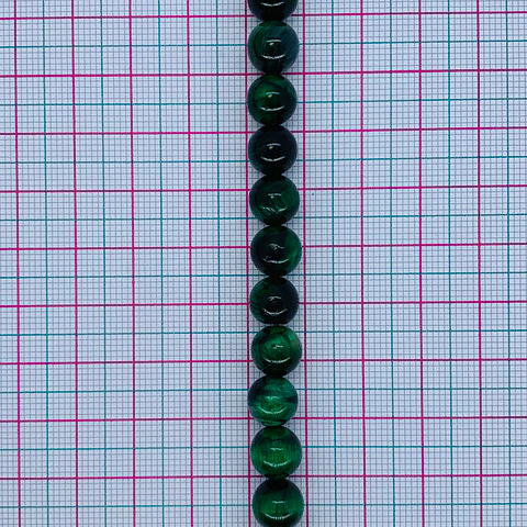 PIEDRA NATURAL ✦ OJO DE TIGRE VERDE 8MM