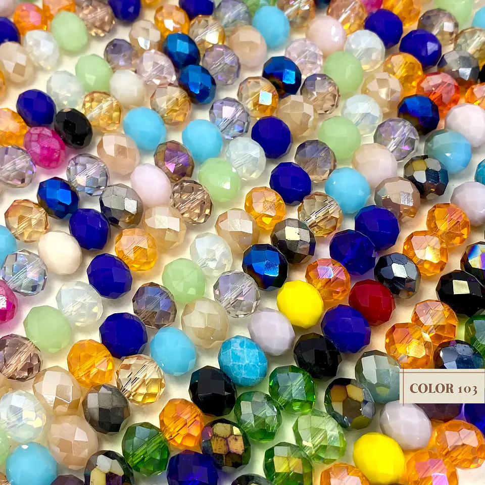 SEPARADOR ✦ CRISTAL DONA 10MM (ELIGE TU COLOR FAVORITO) 10