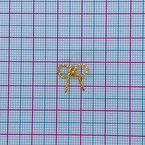 MOÑO LAZO BAÑO DE ORO T6624