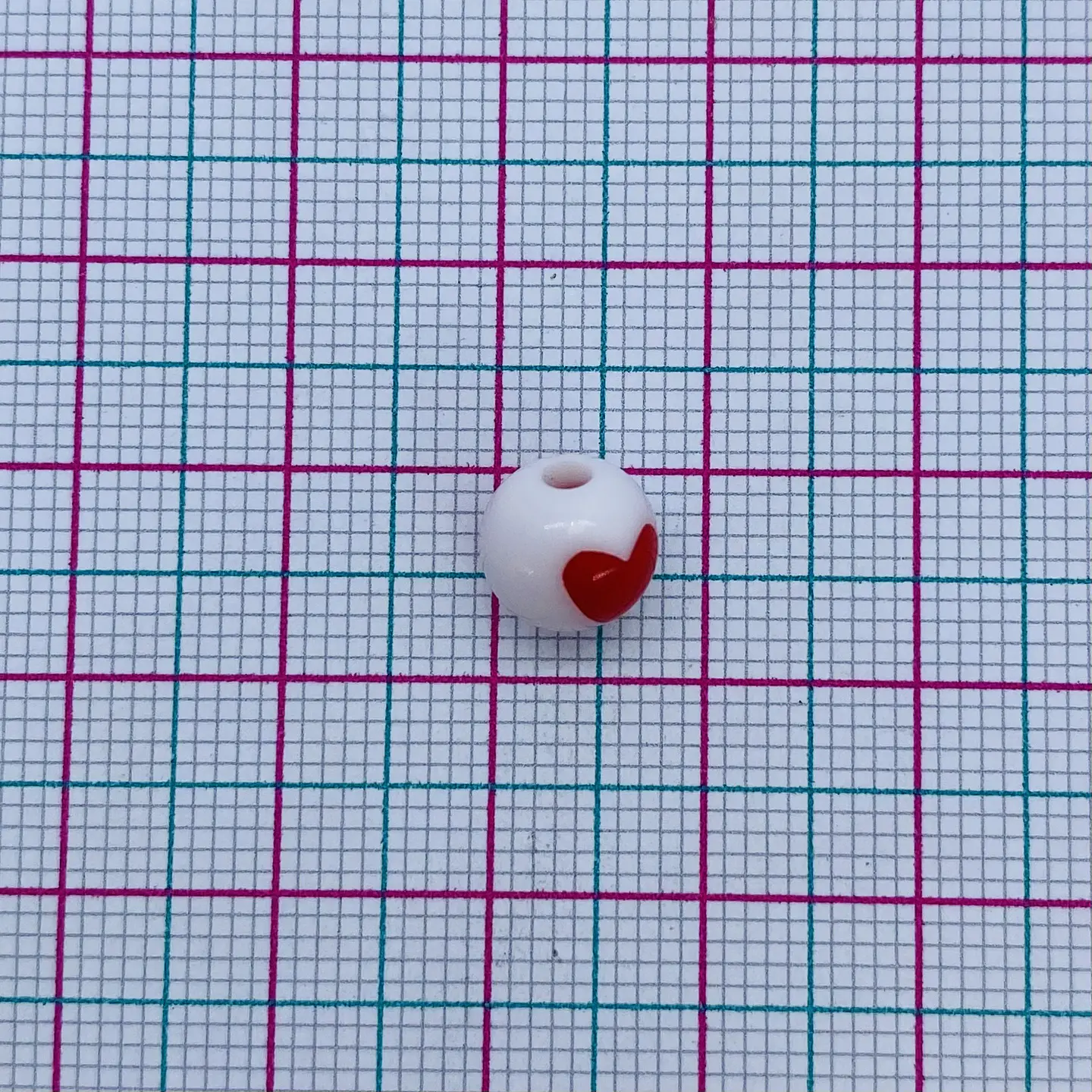 SEPARADOR ✦ BOLA CORAZÓN ACRÍLICA  2
