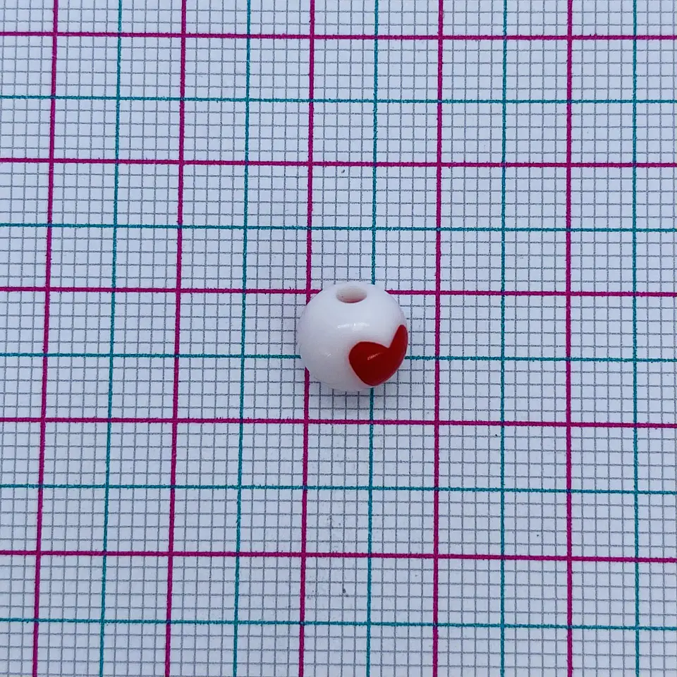 SEPARADOR ✦ BOLA CORAZÓN ACRÍLICA  2