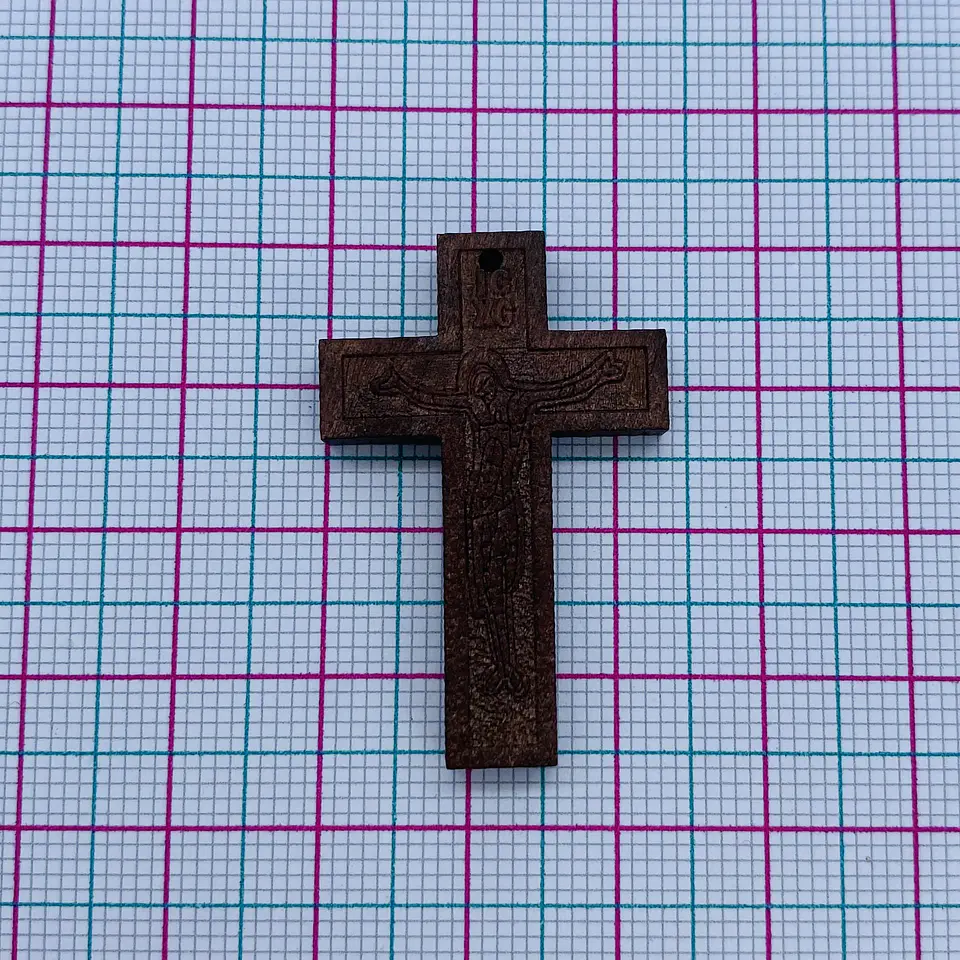 DIJE ✦ CRUZ MADERA 2