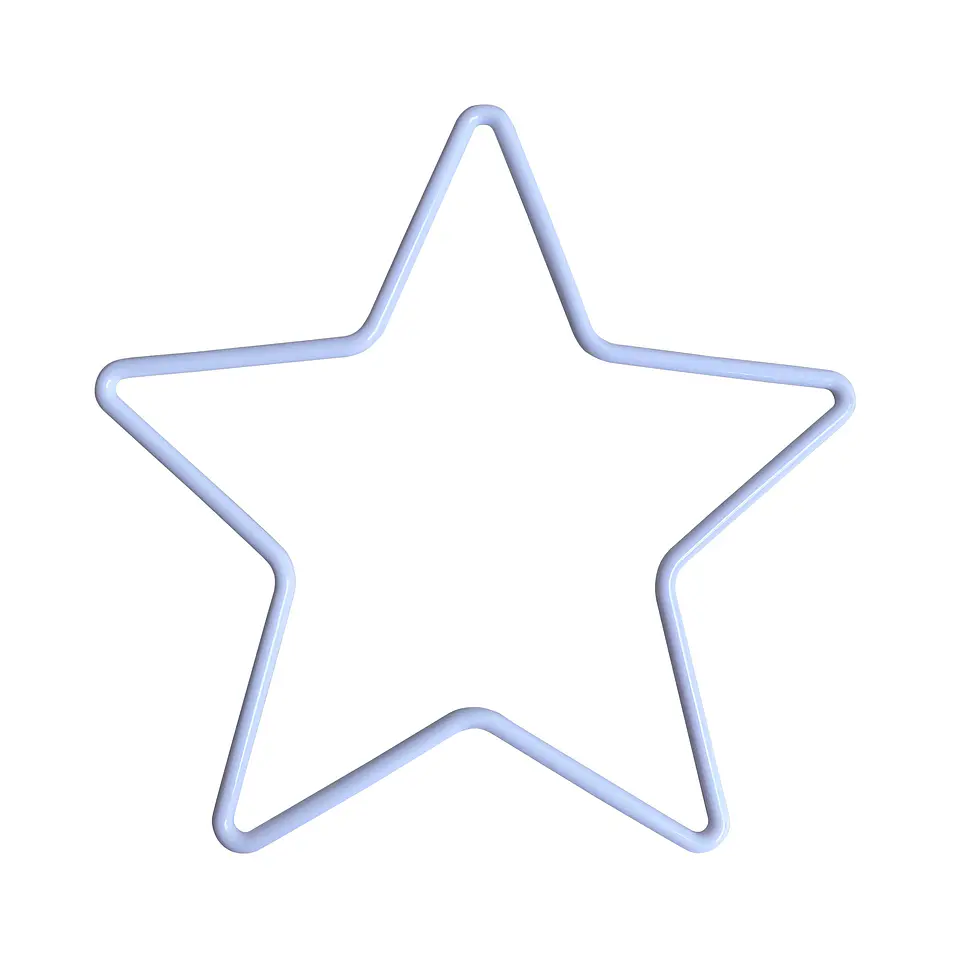 ESTRELLA PLÁSTICA ESTA-25CM 1