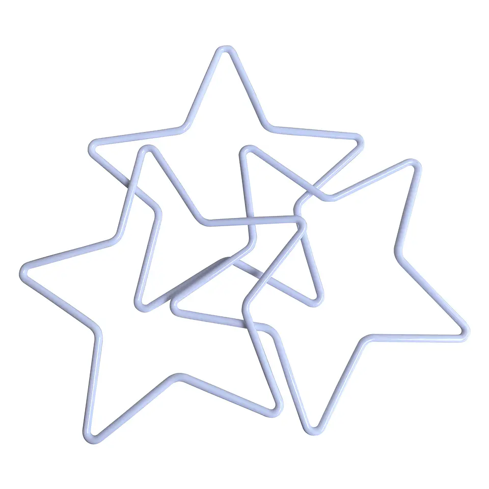 ESTRELLA PLÁSTICA ESTA-25CM 2
