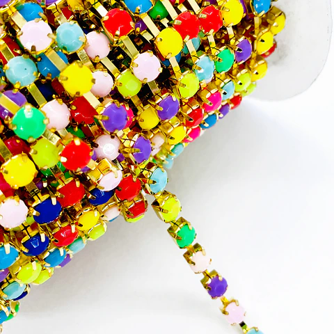 STRASS 5MM COLORES CHAI-6MM