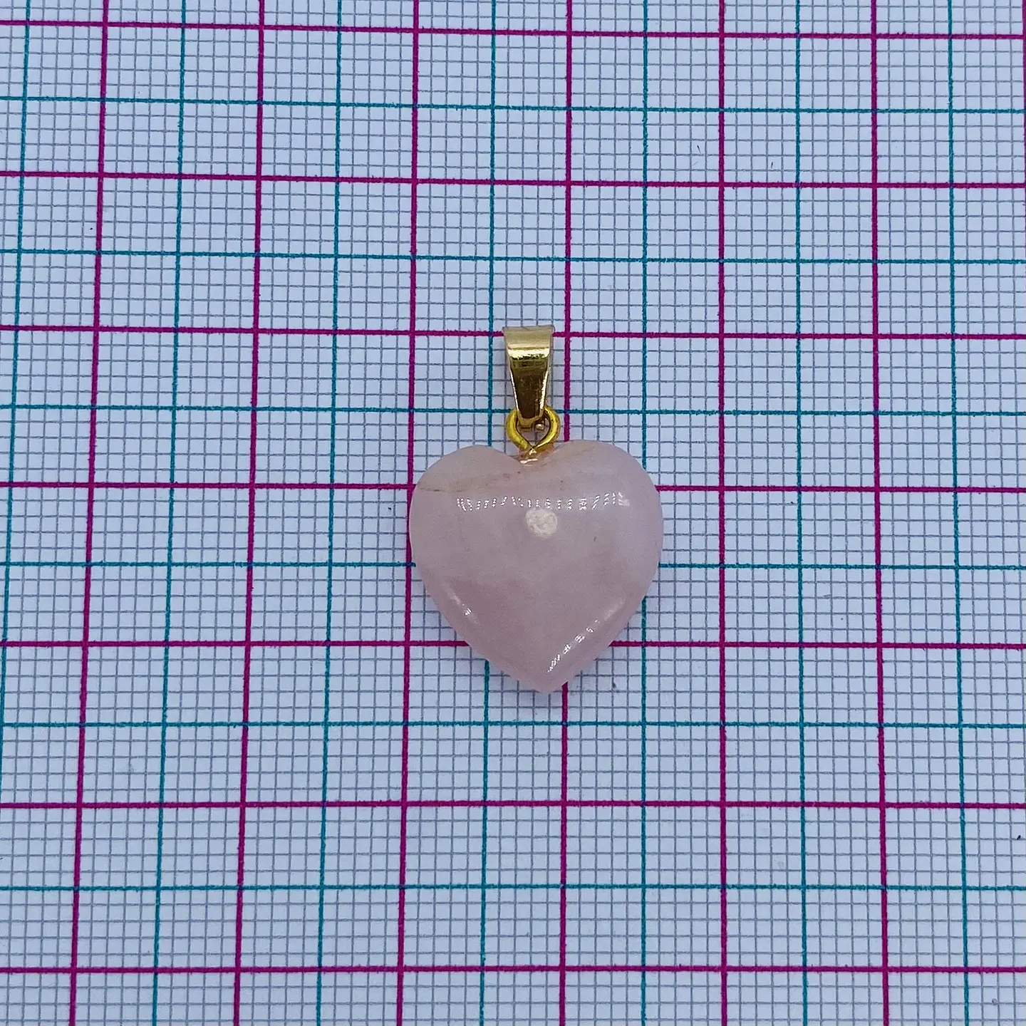 CORAZÓN CUARZO ROSA DPC-16CR 2