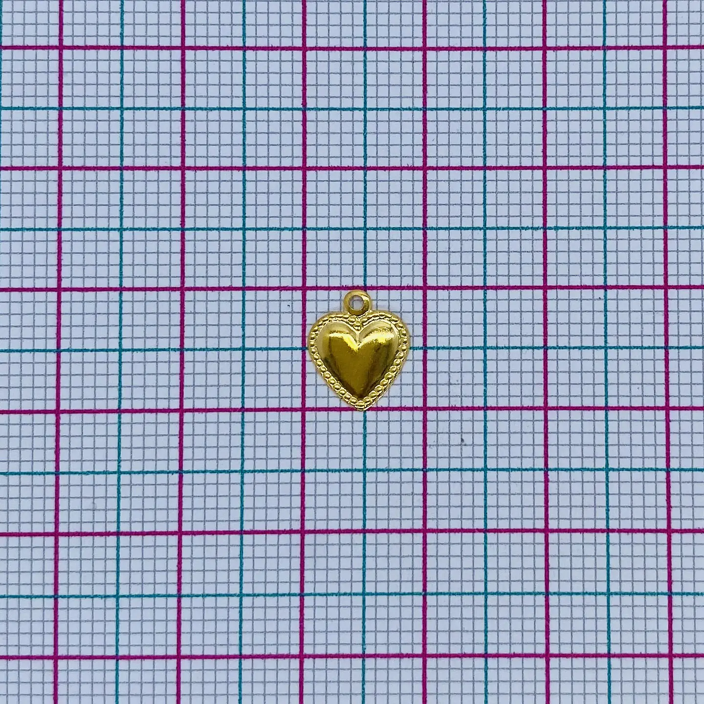 DIJE ✦ CORAZÓN BAÑO DE ORO 2