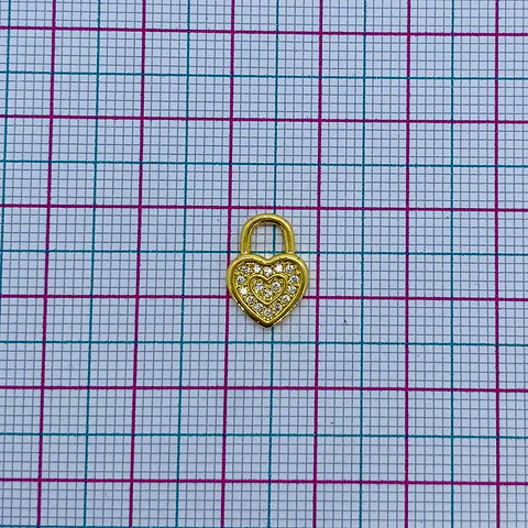CORAZÓN CANDADO RODIO T01590289