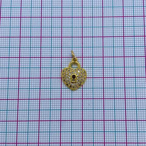 CORAZÓN CANDADO RODIO T00580019