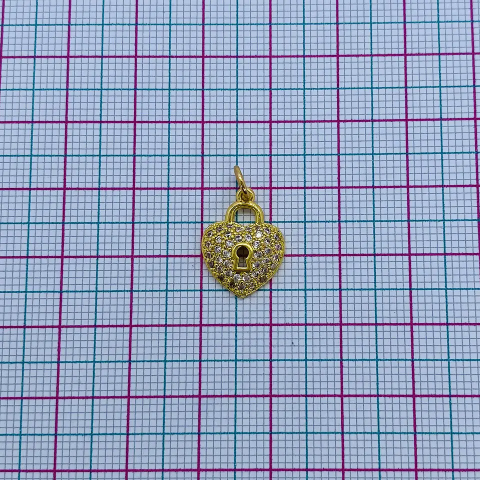 CORAZÓN CANDADO RODIO T00580019 2