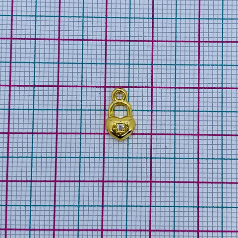CORAZÓN CANDADO RODIO T01590250