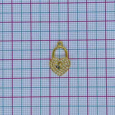 CORAZÓN CANDADO RODIO T00580040