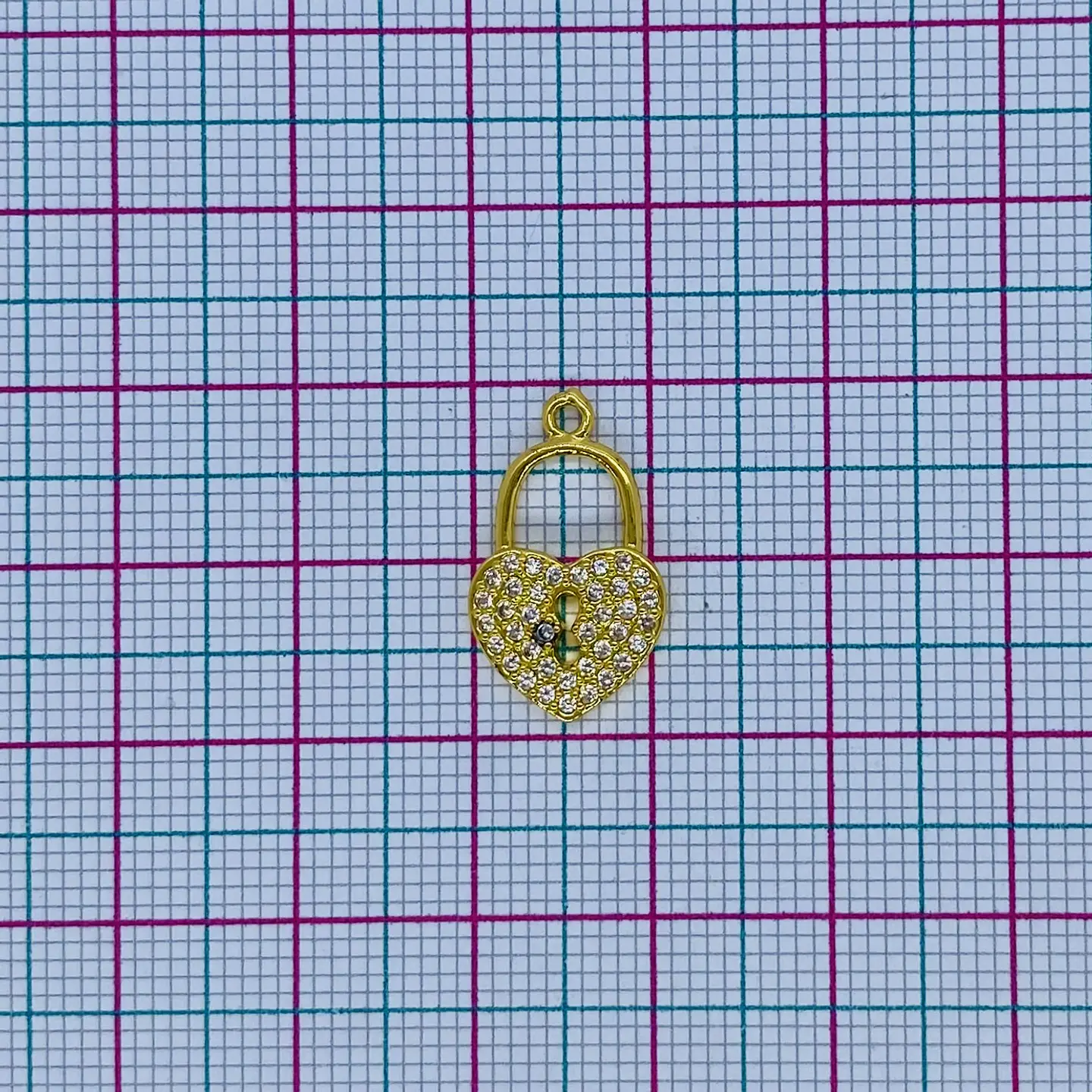 CORAZÓN CANDADO RODIO T00580040 2