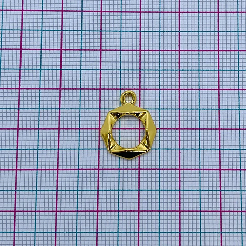 ARO HEXAGONAL RODIO Q00450008