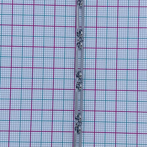 CADENA ✦ ACERO ALTERNA 4MM