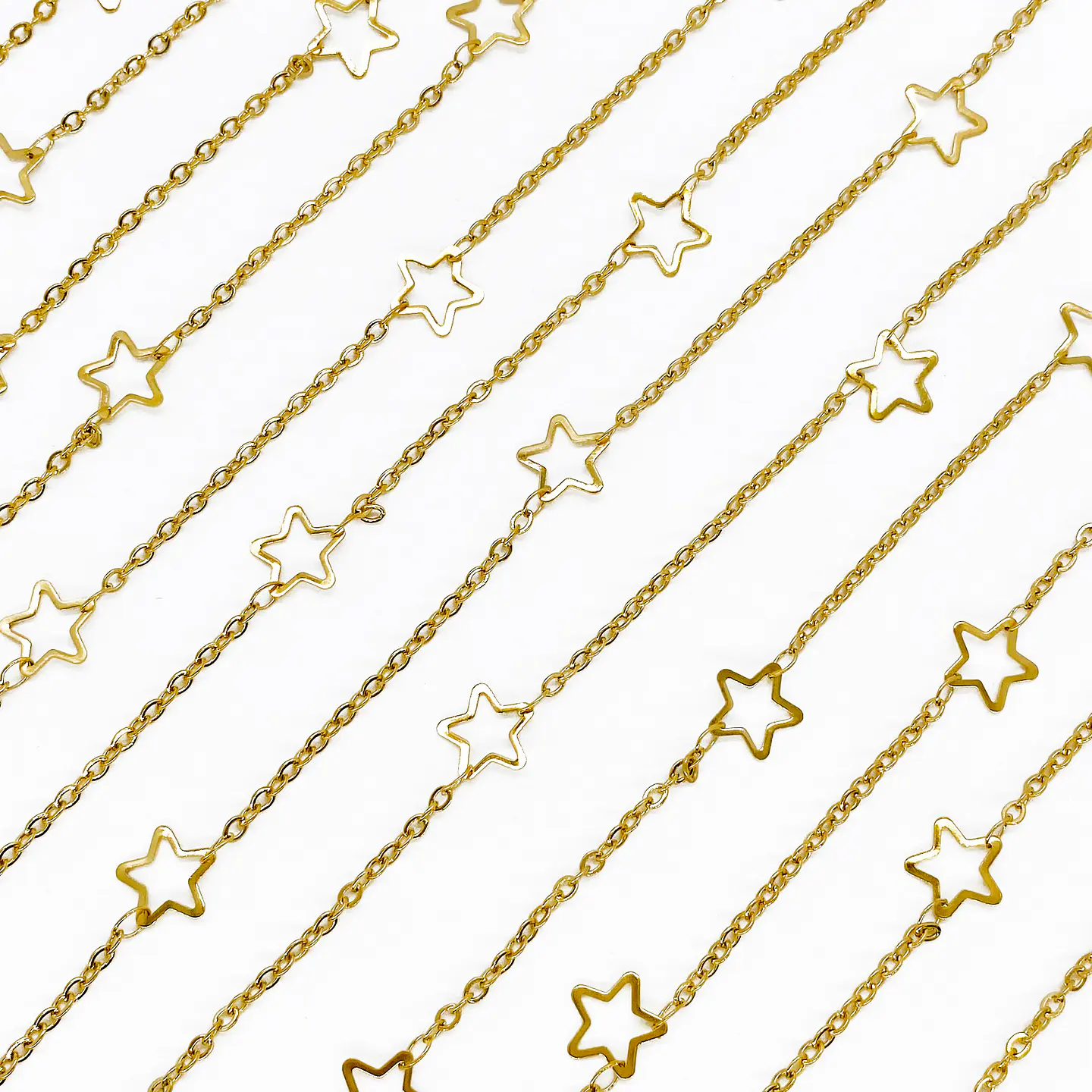 CADENA ✦ ACERO ESTRELLAS 1