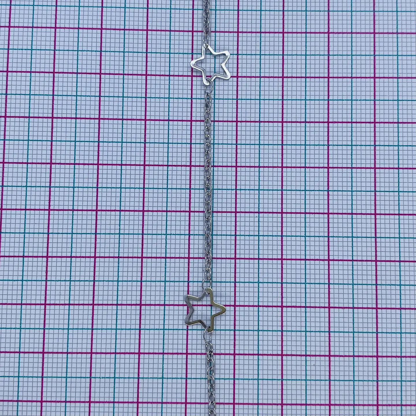CADENA ✦ ACERO ESTRELLAS 2
