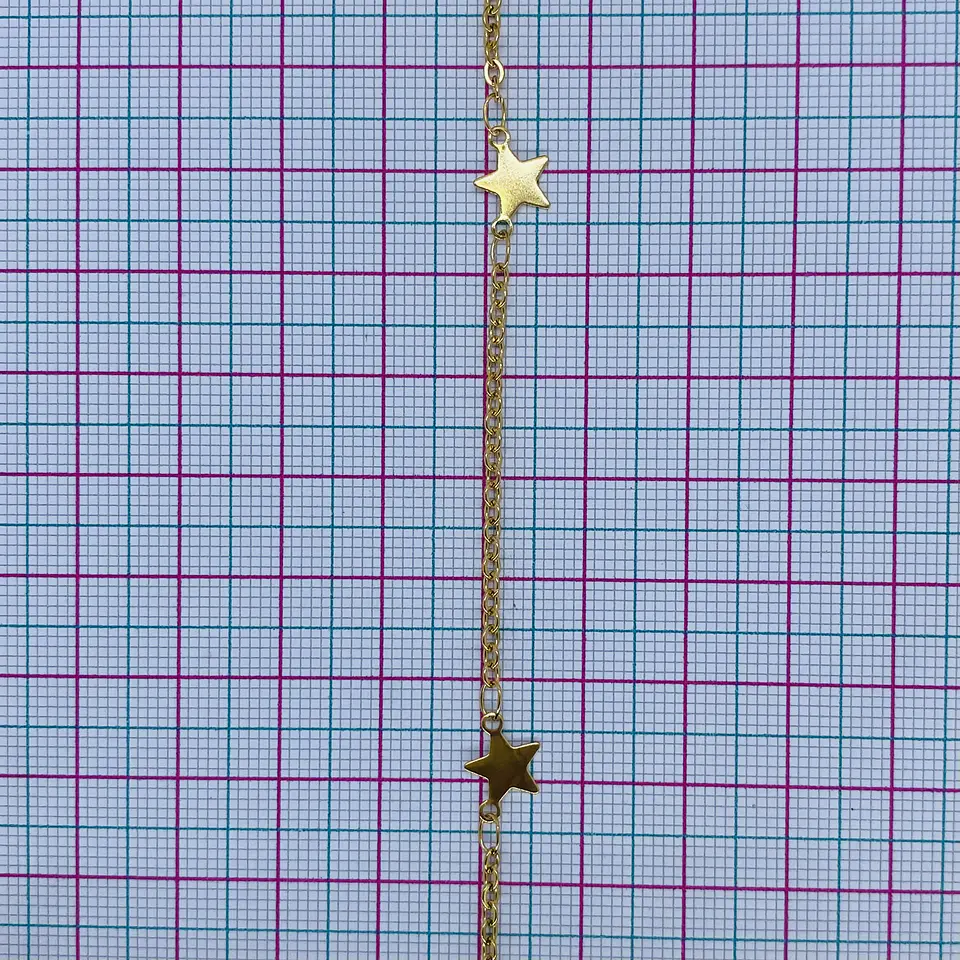 CADENA ✦ ACERO ESTRELLAS 2