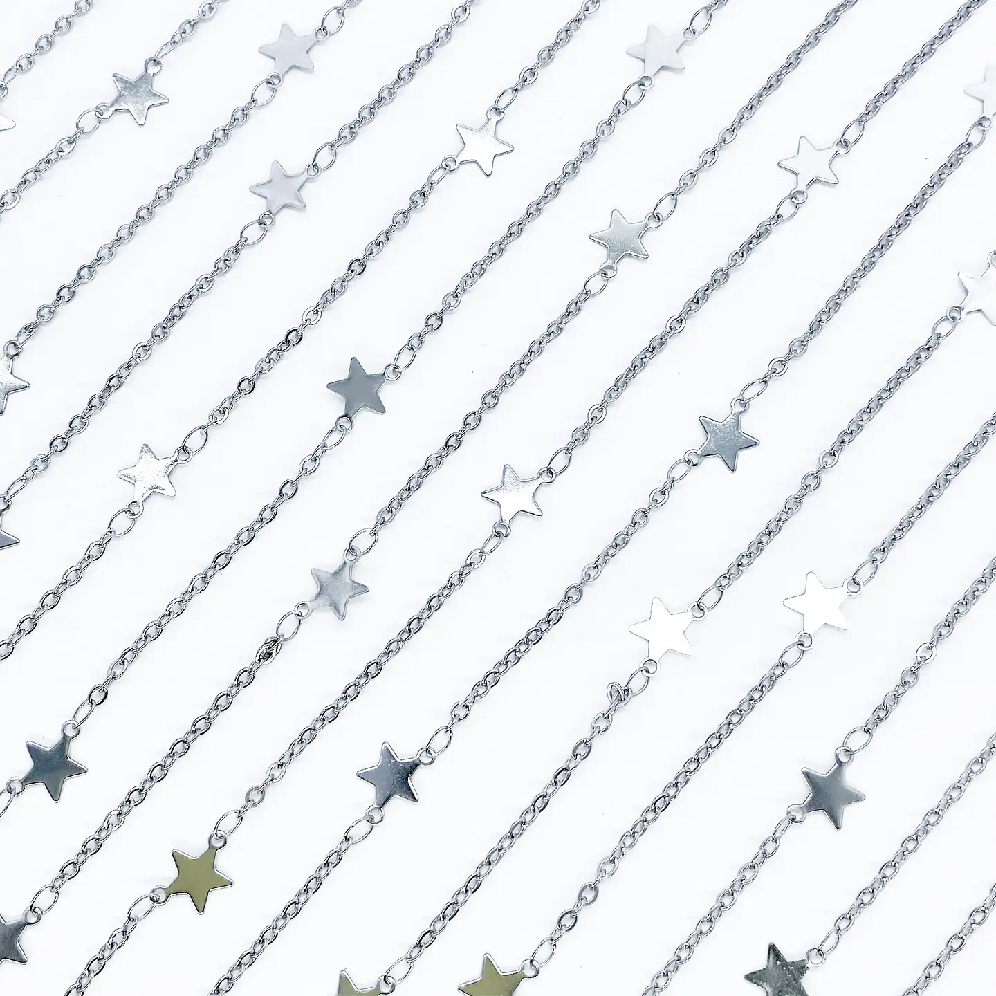 CADENA ✦ ACERO ESTRELLAS 1