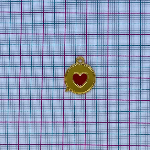 CORAZÓN BAÑO DE ORO (ELIGE TU FAVORITO) F61107-G/COLOR