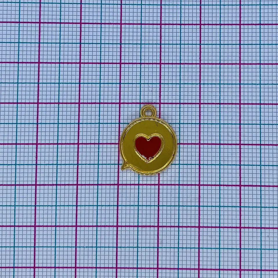 CORAZÓN BAÑO DE ORO (ELIGE TU FAVORITO) F61107-G/COLOR 2