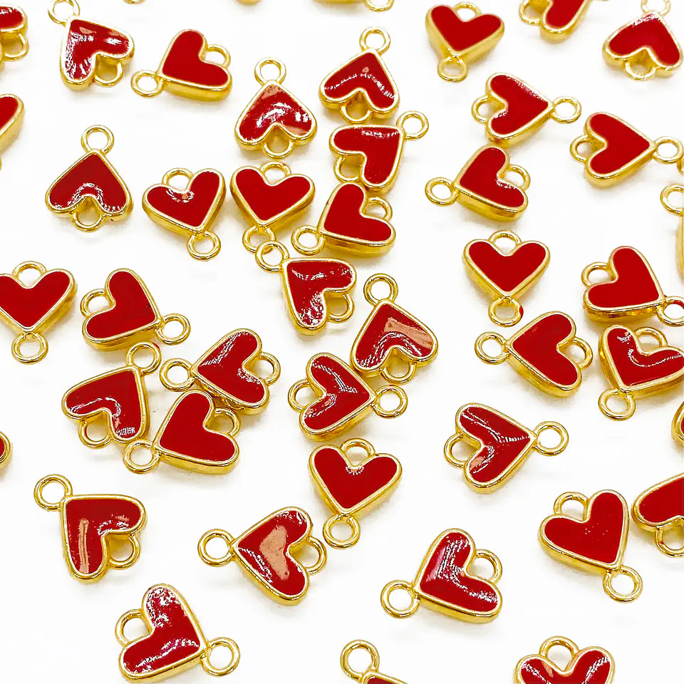 CORAZÓN BAÑO DE ORO (ELIGE TU FAVORITO) W-9008-G/COLOR 6