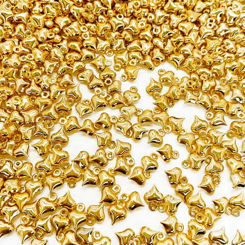 CORAZÓN MINI DIJE BAÑO DE ORO WZ00781-1-G