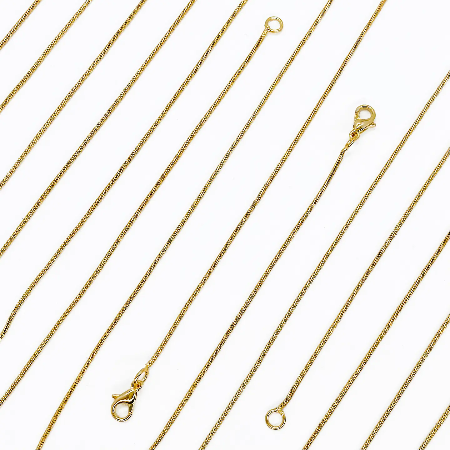 CADENA REDONDA BAÑO DE ORO S-8114-45 1