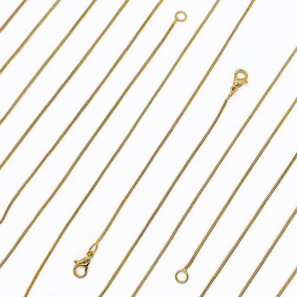 CADENA REDONDA BAÑO DE ORO S-8114-45 1