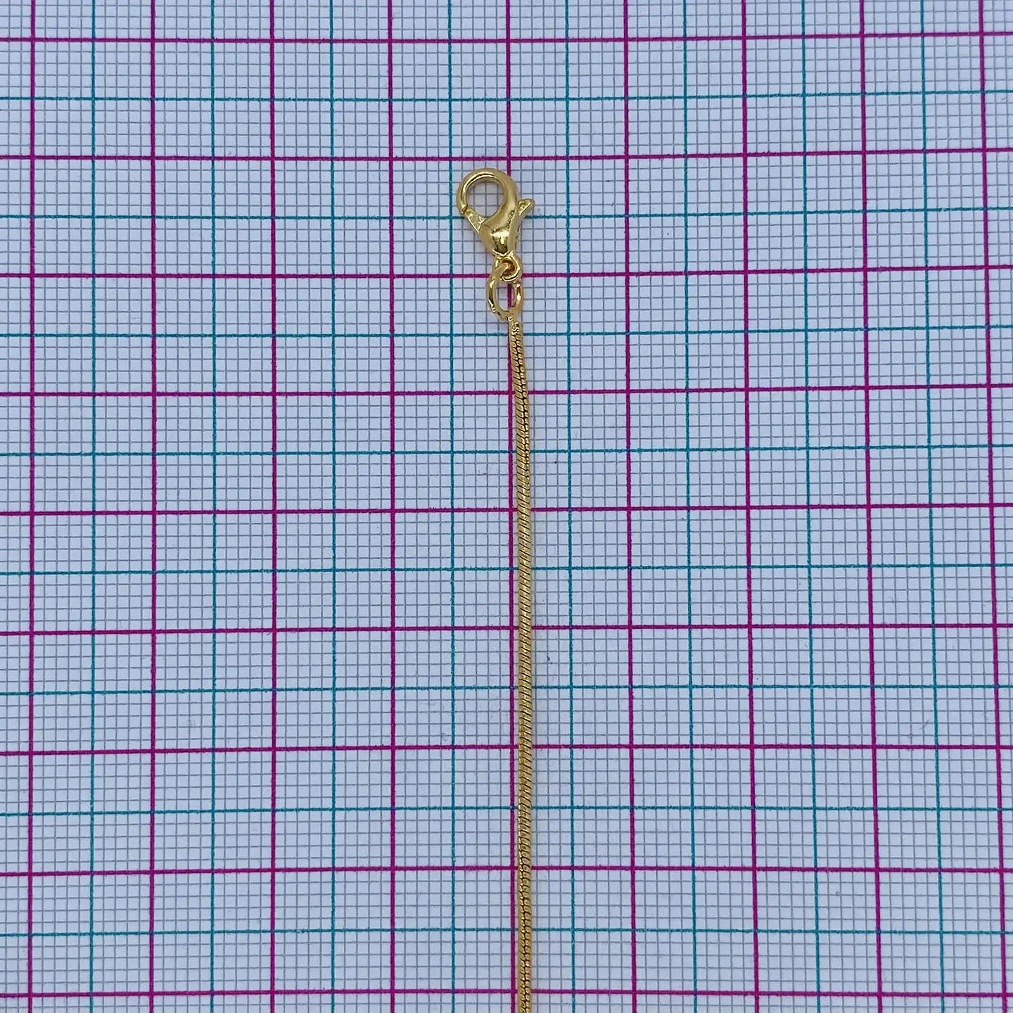 CADENA REDONDA BAÑO DE ORO S-8114-45 2
