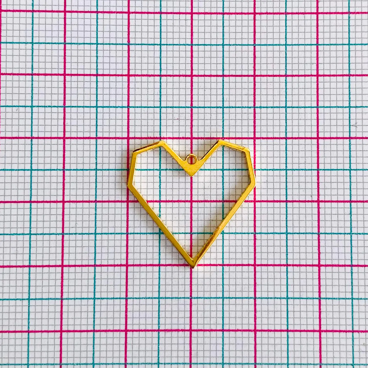 CORAZÓN BAÑO DE ORO T6534 2