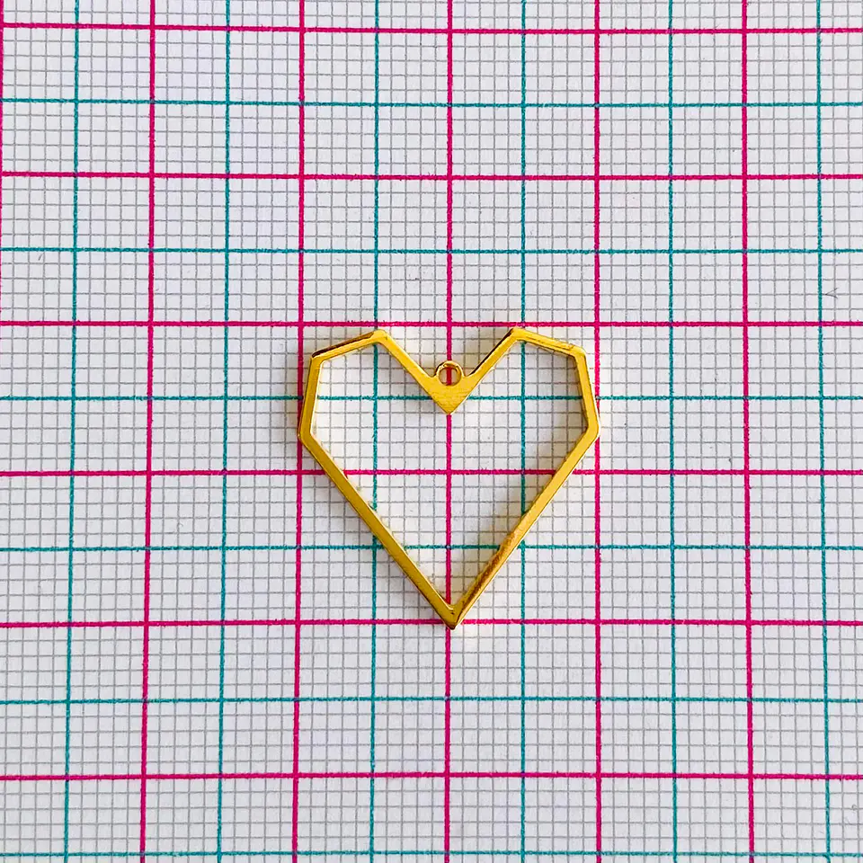 CORAZÓN BAÑO DE ORO T6534 2