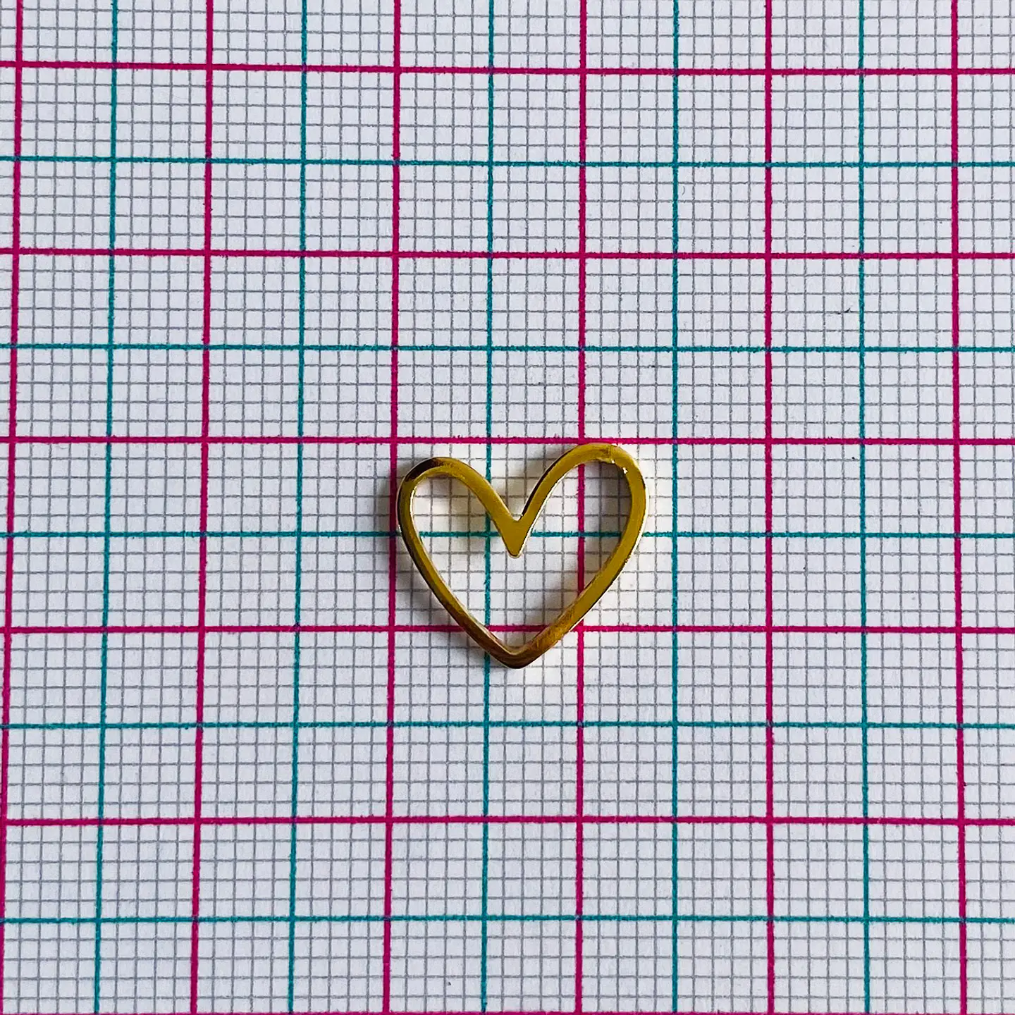 CORAZÓN BAÑO DE ORO T6535 2